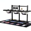 ADENGL Elevated Dog Bowls Adjustable Height Slow Feeder-2