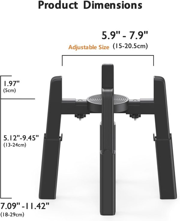 CZPET Adjustable Dog Bowl Stand Elevated Feeder Pet Supplies-2