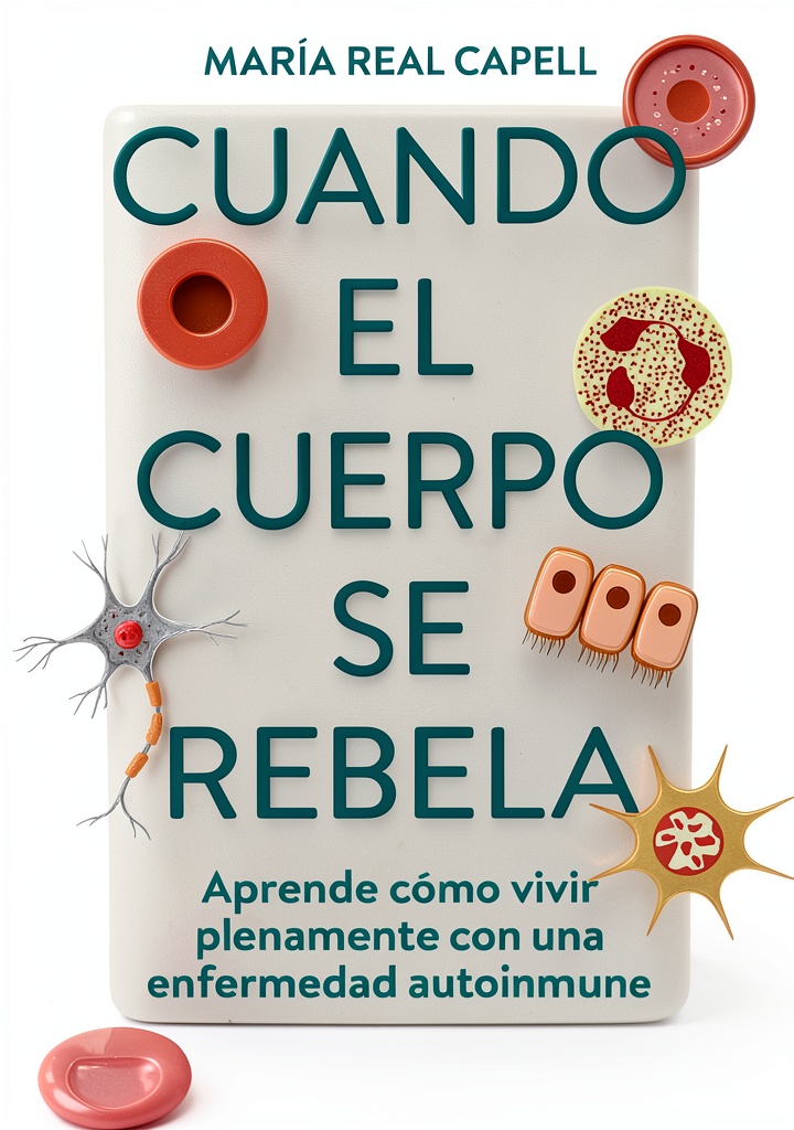 Grijalbo Immunology Kindle Spanish ebook opened on a Kindle Paperwhite beside a coffee mug