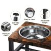NomNest Adjustable Height Dog Bowl Stand Stainless Steel-2