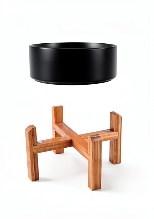 Addogyy Elevated Dog Bowl Stand Raised Feeder Pet Supplies-1