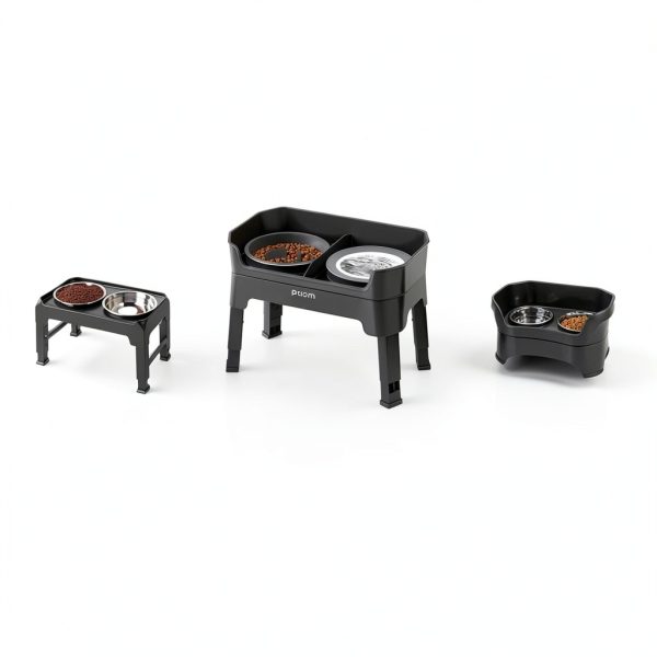 Elevated Dog Bowl KPWACD Stainless Steel Adjustable-6
