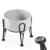 Kitwinney Dog Raised Bowls for Large Dogs White Replacement-3