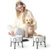 Kitwinney Dog Raised Bowls for Large Dogs White Replacement-5