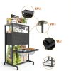 Elevated Dog Bowl Stand Metal Frame Shainfun-4