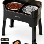 KPWACD Elevated Dog Bowl Stainless Steel 3-in-1-0