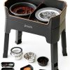 Elevated Dog Bowl KPWACD Stainless Steel Adjustable-0