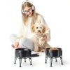 Kitwinney Dog Raised Bowls for Large Dogs White Replacement-5