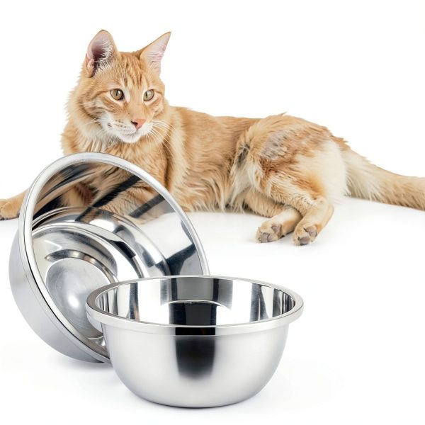 Spacnom Elevated Dog Bowl Stand Wood Grain 3.5L-5