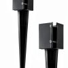 4Pcs 24" Heavy Duty 4x4 Fence Post Anchor Black Powder Coated Mailbox-1