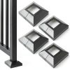 Aluminium Post Skirt Covers AJOVW Split Deck Black 4‑Piece Set-0
