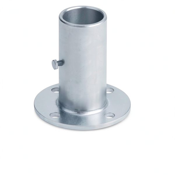 Chain Link Fence Post Floor Flange GBGS Heavy Duty 1-5/8" OD Base-1