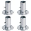 Chain Link Fence Post Floor Flange GBGS Heavy Duty 1-5/8" OD Base-4