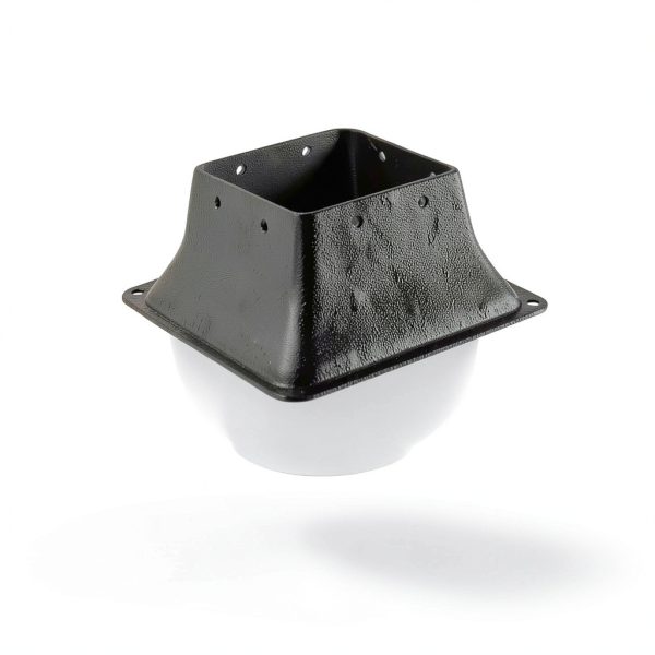 4x4 Post Base by Pirosim Powder-Coated Deck Support – 10 Pack-3