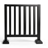 Hulave Split Post Cover – 8 Pack Black – Fits 1.5"x1.5" & 4"x4" Bases-2