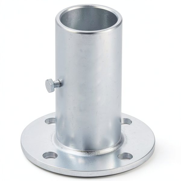 Chain Link Fence Post Floor Flange GBGS Heavy Duty 1-5/8" OD Base-3